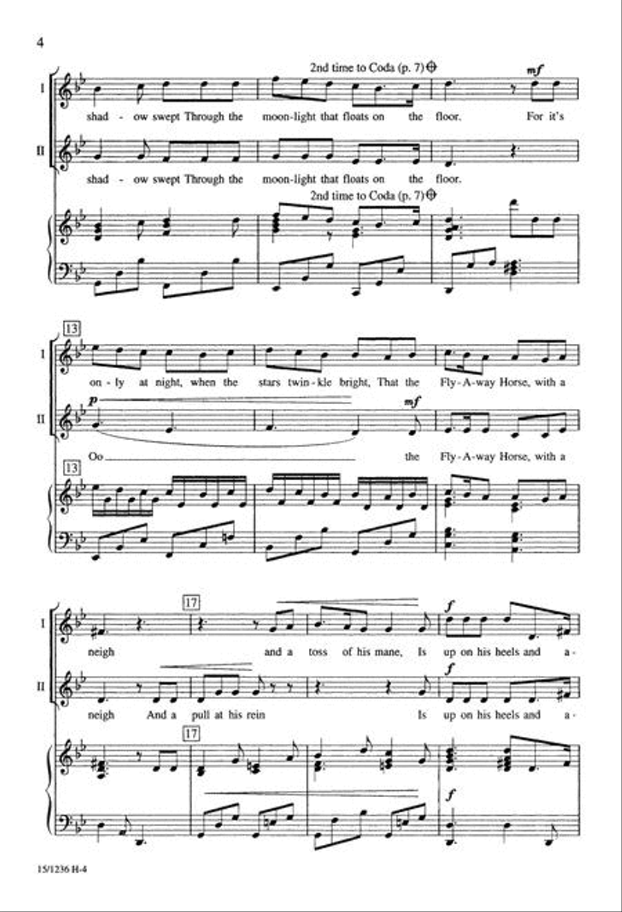 The Fly Away Horse The Fly Away Horse 3-Part scores gallery preview page 4
