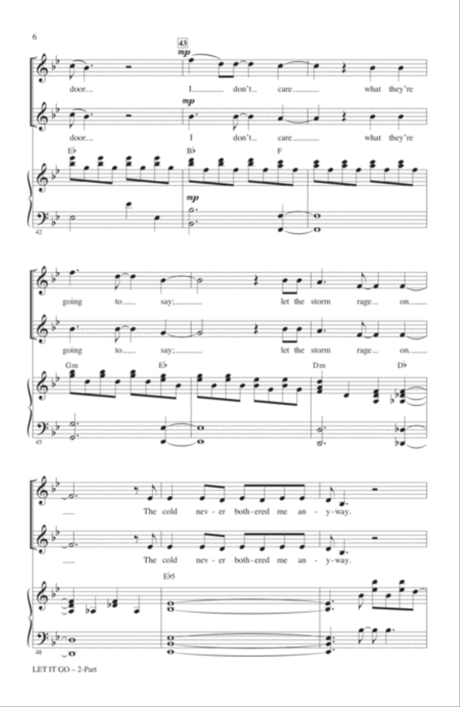 Let It Go 2-Part scores gallery preview page 5