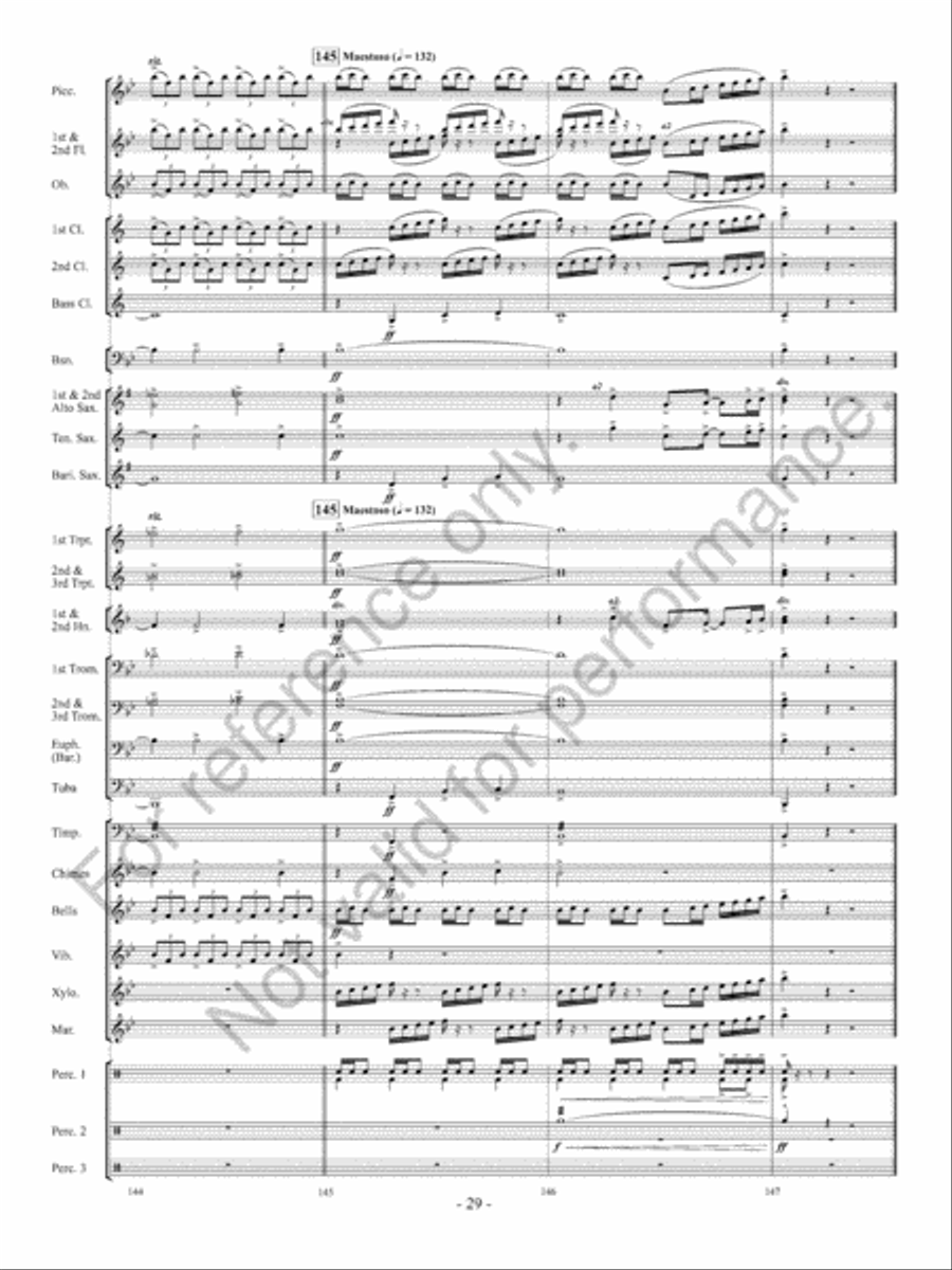 Sunscapes Sunscapes Concert Band scores gallery preview page 30