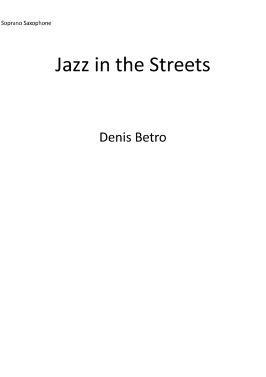 Jazz in the Streets Set of Parts scores gallery preview page 6