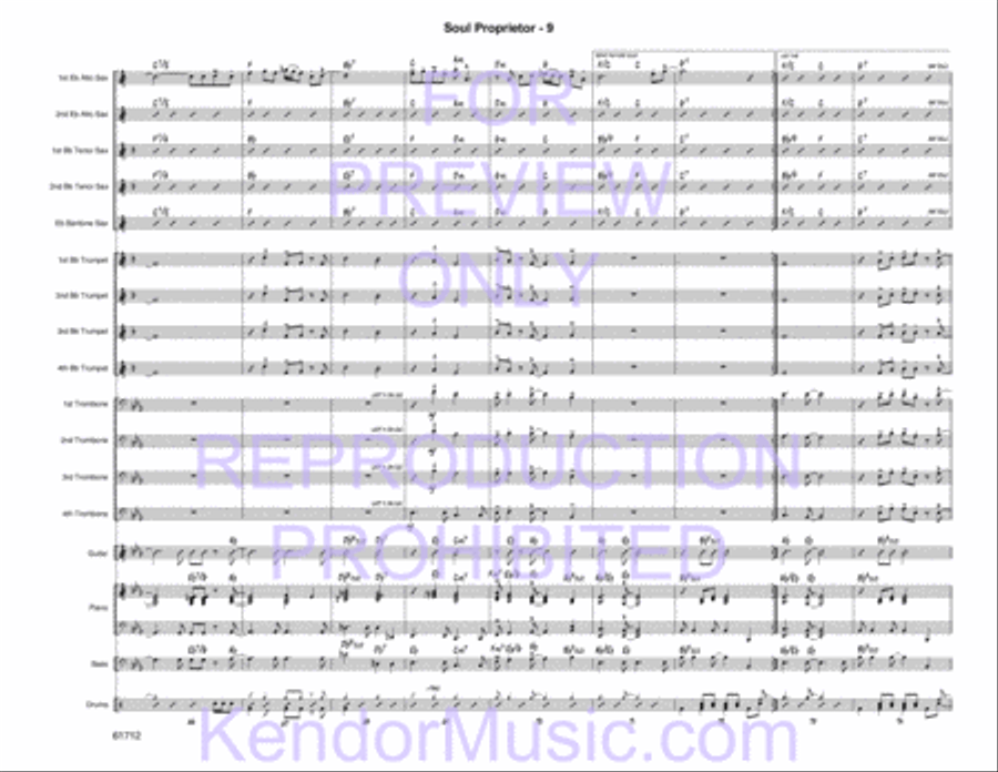 Soul Proprietor Soul Proprietor Jazz Ensemble scores gallery preview page 11