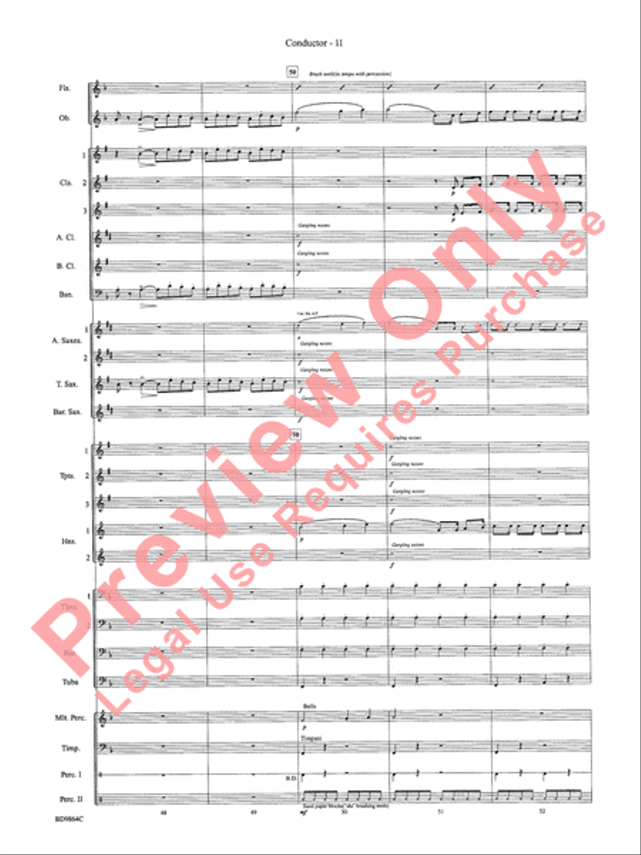 Morning Madness Morning Madness Concert Band scores gallery preview page 14