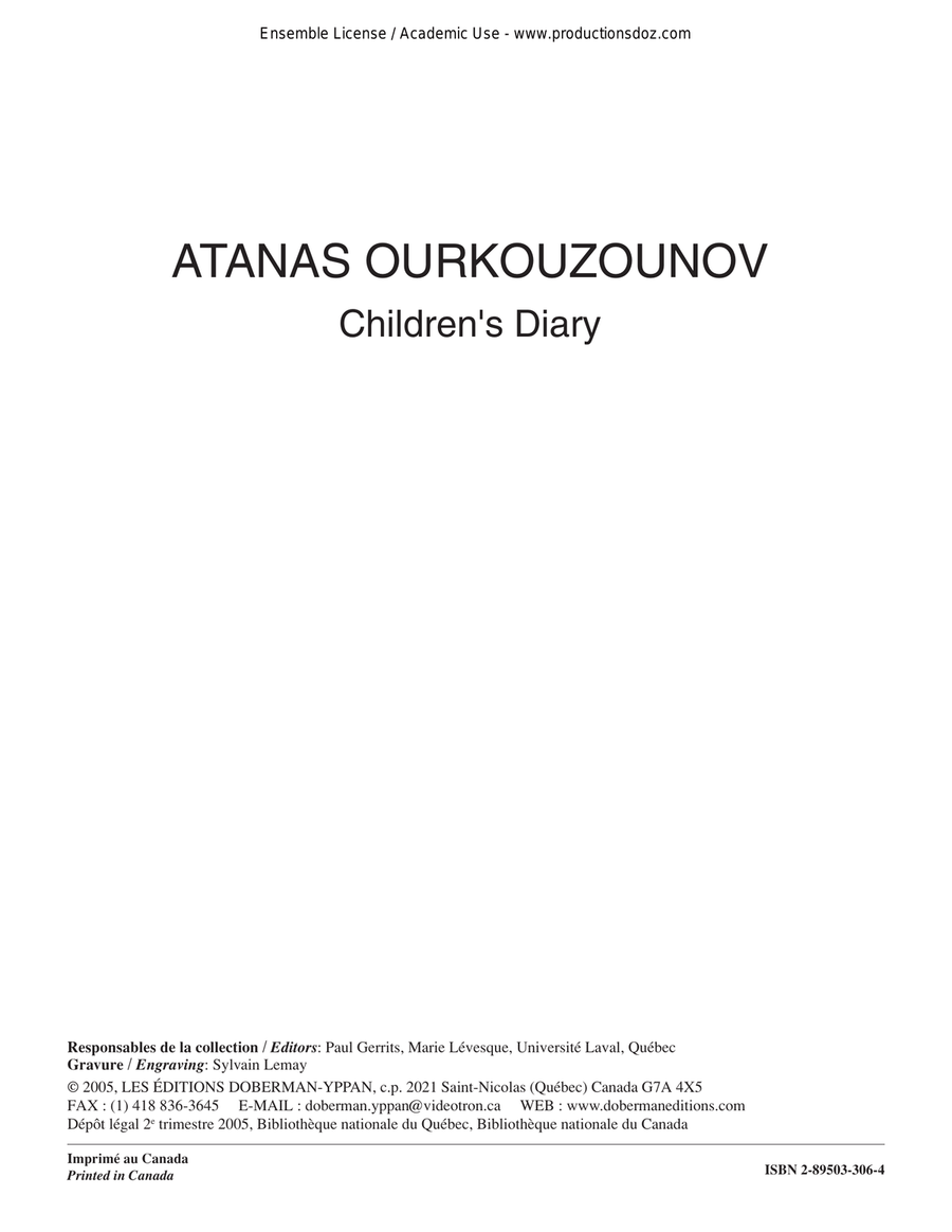 Children's Diary