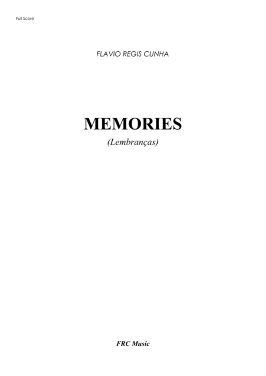 Memories (for Orchestra) Percussion Ensemble scores gallery preview page 2