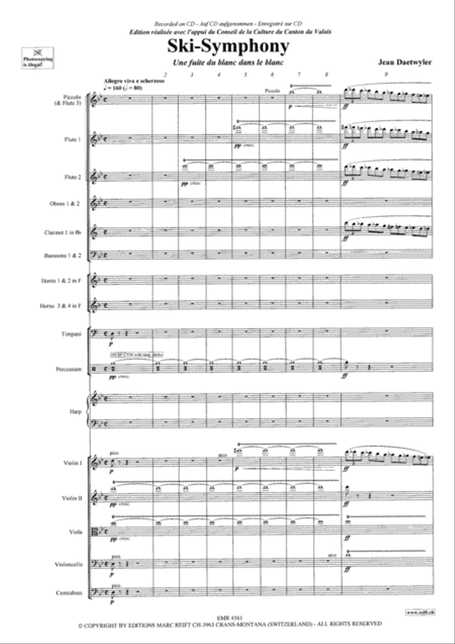 Ski-Symphony Ski-Symphony Orchestra scores gallery preview page 3
