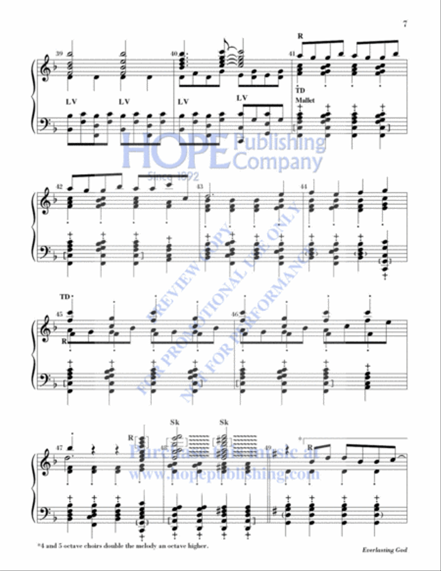 Everlasting God 5-Octaves scores gallery preview page 7