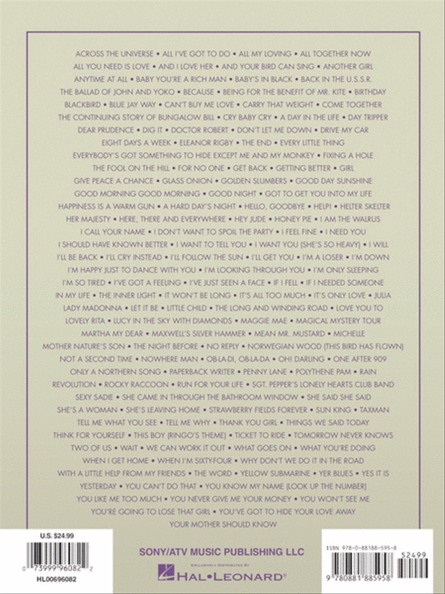 The Beatles Complete - Easy Guitar Easy Guitar scores gallery preview page 6