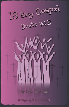 Book cover for 18 Easy Gospel Duets Vol.2 for Flute and Violin