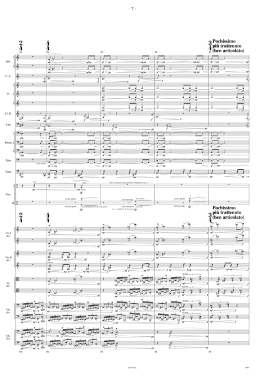 Lucifer D'Apres Pollock Orchestra scores gallery preview page 6
