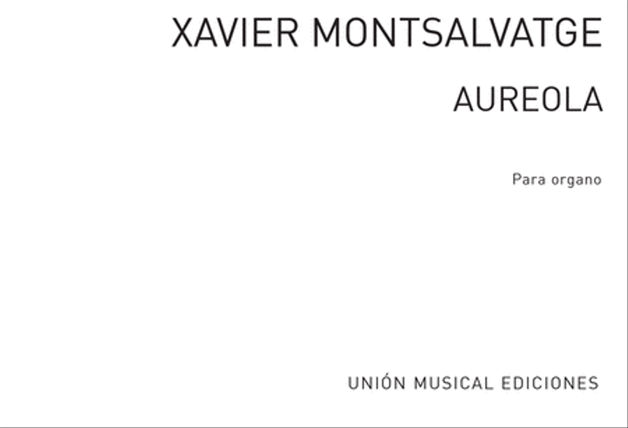Aureola Aureola Organ scores gallery preview page 1