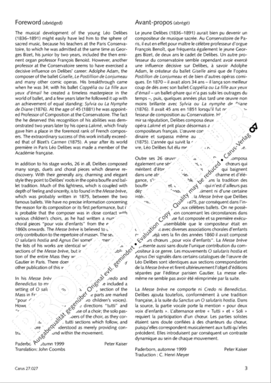 Messe breve Messe breve SA scores gallery preview page 4