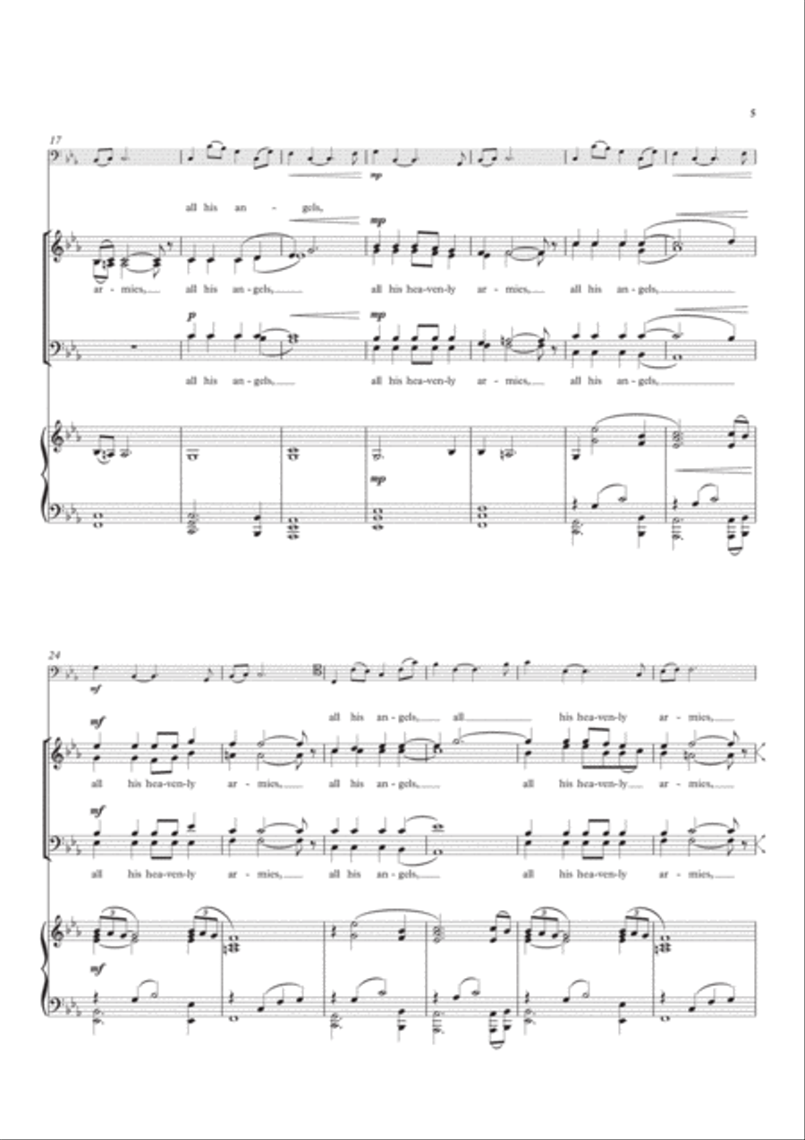Snow Angel 4-Part scores gallery preview page 5