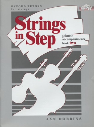 Book cover for Strings in Step piano accompaniments Book 2