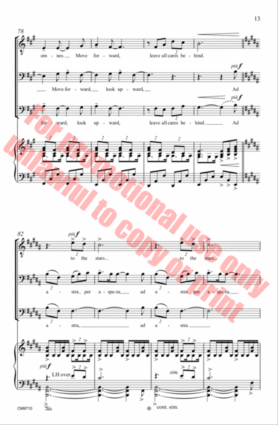 Ad Astra 3-Part scores gallery preview page 14