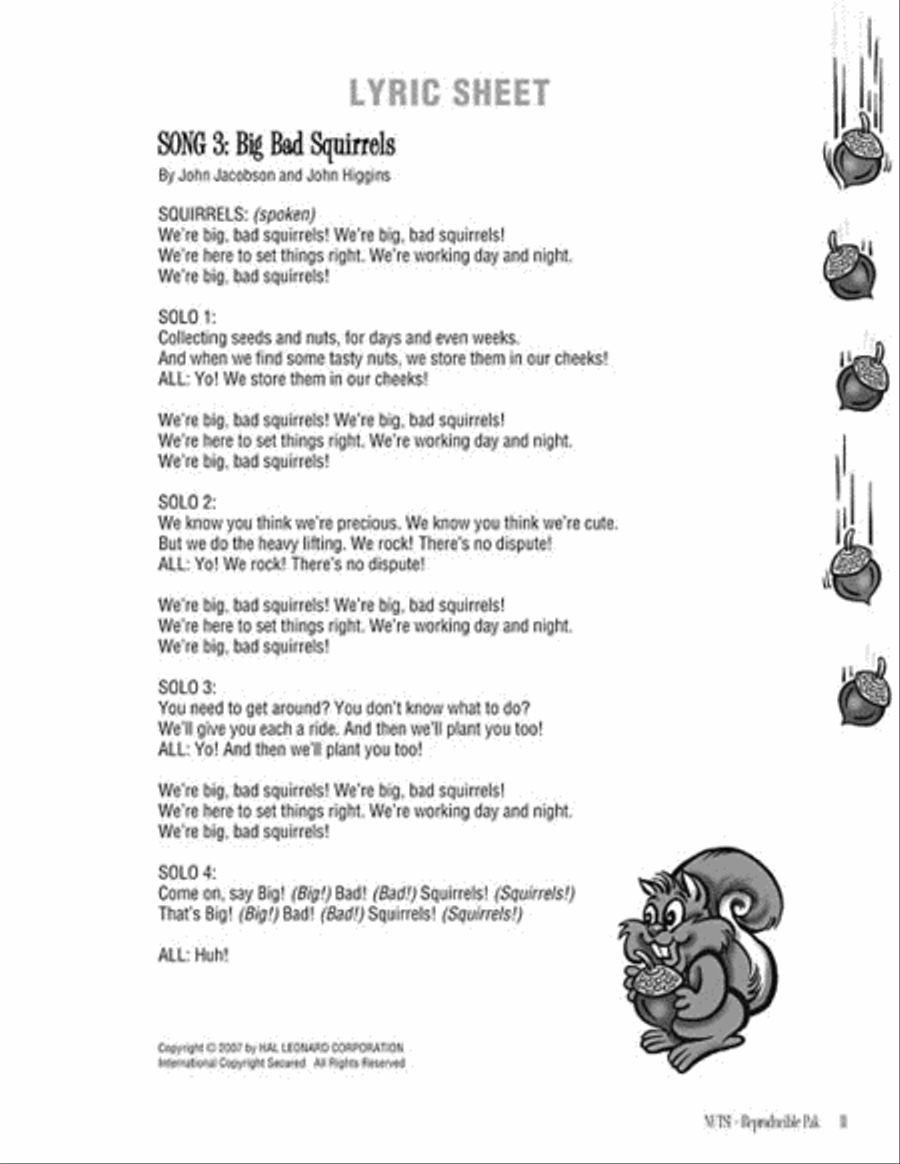 Nuts! Nuts! Choir scores gallery preview page 4