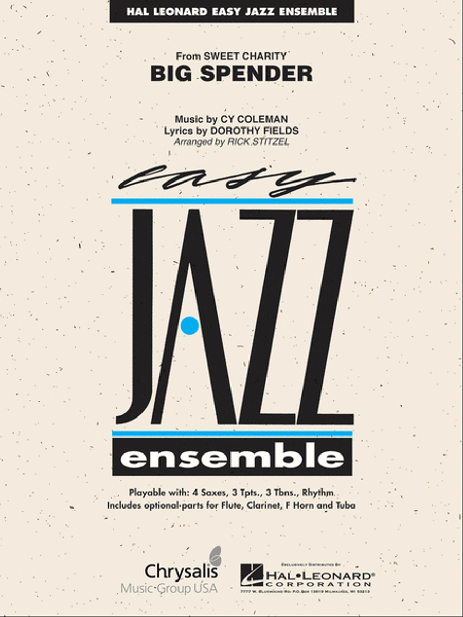 Cy Coleman: Big Spender (Sweet Charity) Jazz Ensemble scores gallery preview page 1