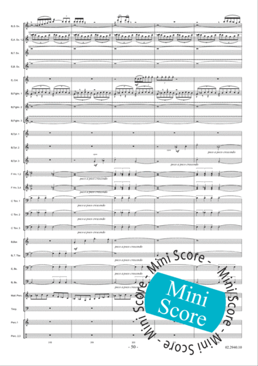 Aurora Fanfare Band scores gallery preview page 56