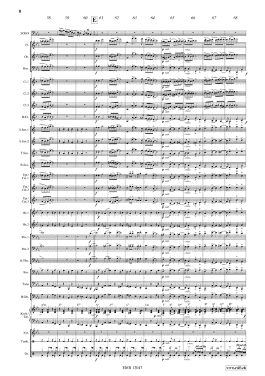 Stovepipe Stomp Concert Band scores gallery preview page 9