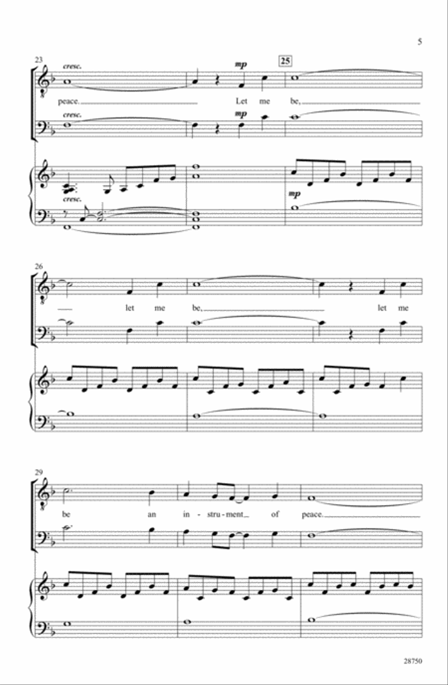 Instrument of Peace Instrument of Peace TTBB scores gallery preview page 3