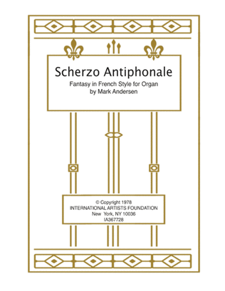 Scherzo Antiphonale for organ in French style