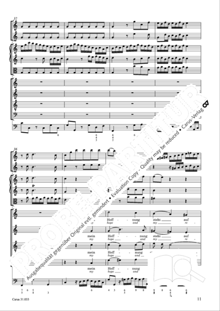 Lord Jesus Christ, in thee alone (Allein zu dir, Herr Jesu Christ) ATB scores gallery preview page 12