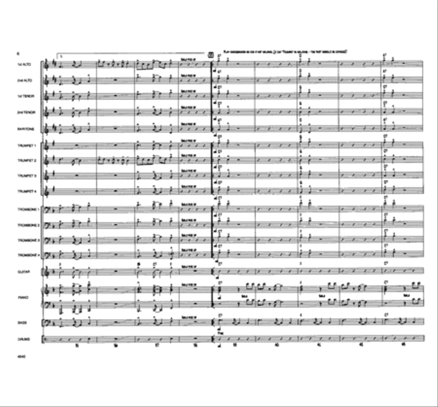 Calypso Bob Jazz Ensemble scores gallery preview page 6