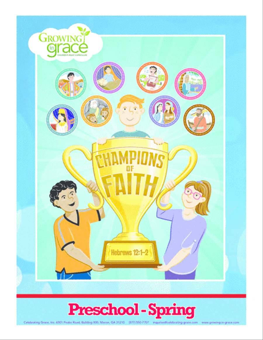 Champions of Faith: Preschool - Spring Unison Choir scores gallery preview page 2