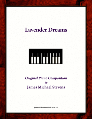 Book cover for Lavender Dreams - Romantic Piano
