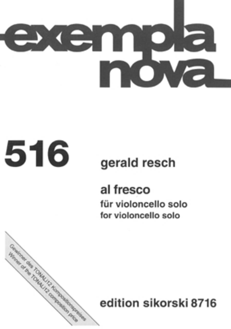 Al Fresco Cello Solo scores gallery preview page 1