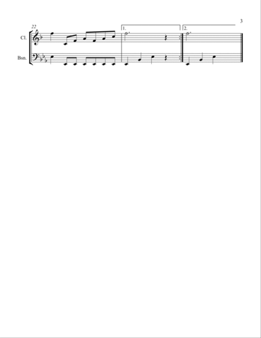 Marche Woodwind Duet scores gallery preview page 3