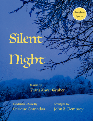 Book cover for Silent Night (Sax Quartet: SATB)