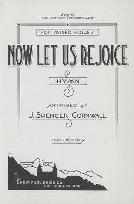 Book cover for Now Let Us Rejoice - SATB with Organ (Cornwall)