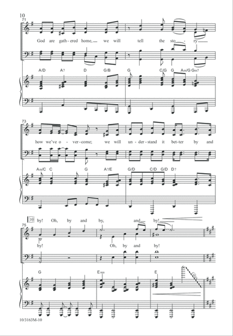 Hallelujah! By and By Hallelujah! By and By 4-Part scores gallery preview page 10