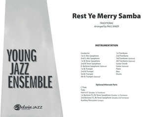 Book cover for Rest Ye Merry Samba: Score