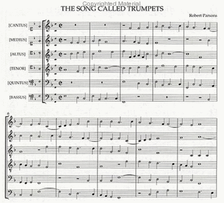 The Song Called Trumpets - Score and parts