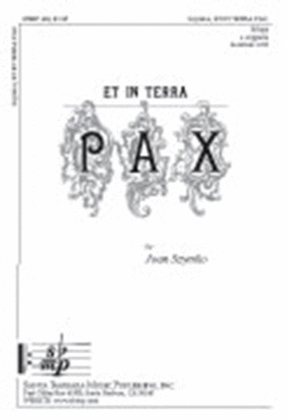 Book cover for Et in terra pax - SSAA Octavo