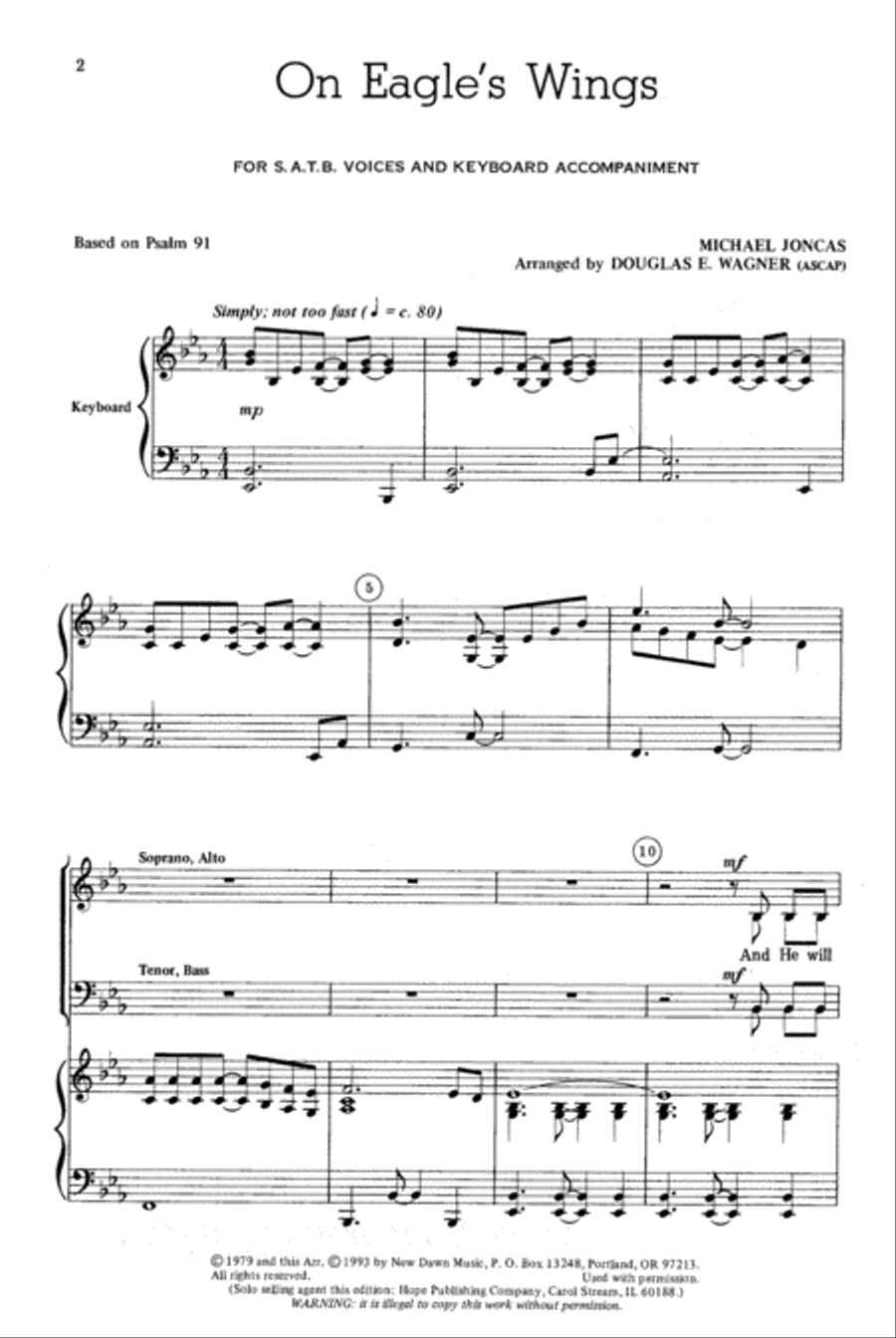 On Eagle's Wings 4-Part scores gallery preview page 3