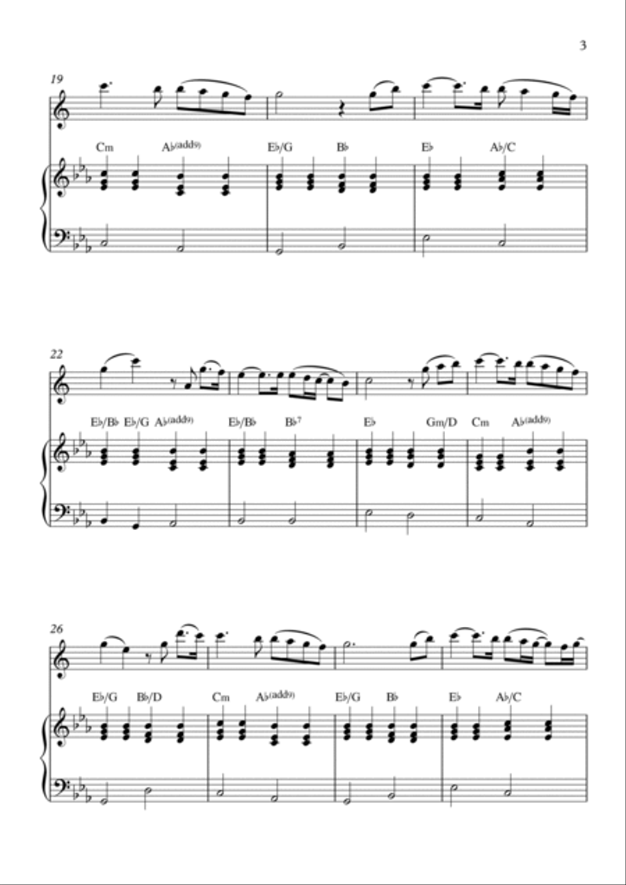 You Raise Me Up Alto Saxophone scores gallery preview page 3