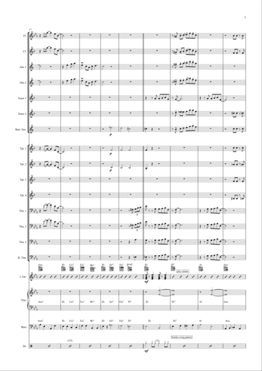 Monsters Inc. Jazz Ensemble scores gallery preview page 4