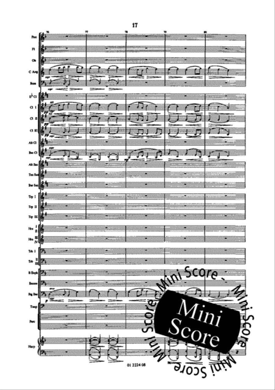 Sarka Overture Sarka Overture Concert Band scores gallery preview page 21