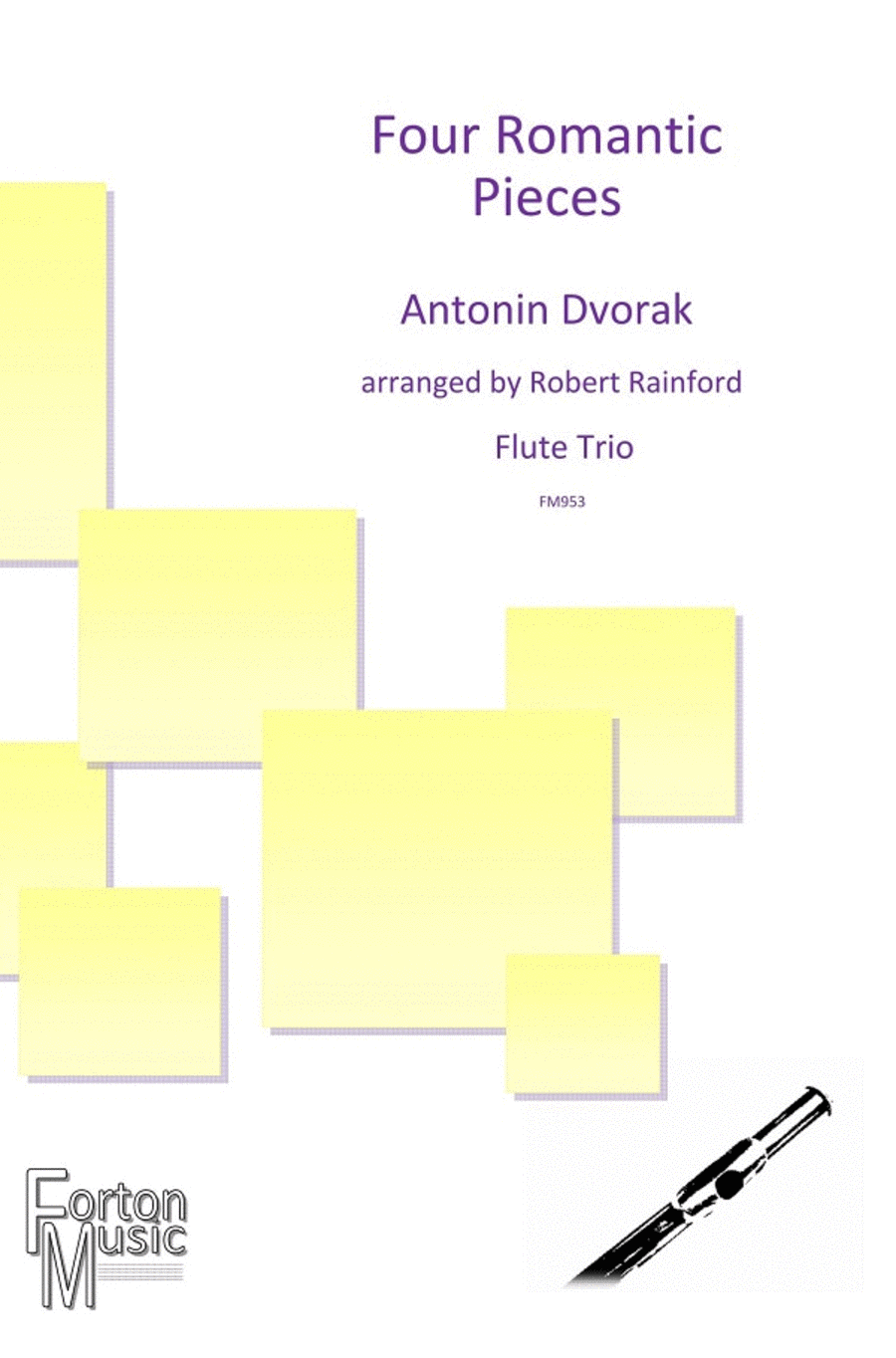 Four Romantic Pieces Flute Trio scores gallery preview page 1