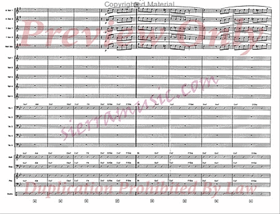Polka Dots And Moonbeams Jazz Ensemble scores gallery preview page 7