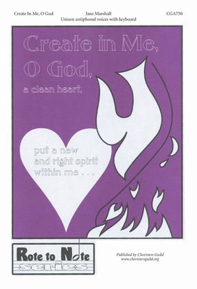 Book cover for Create in Me, O God