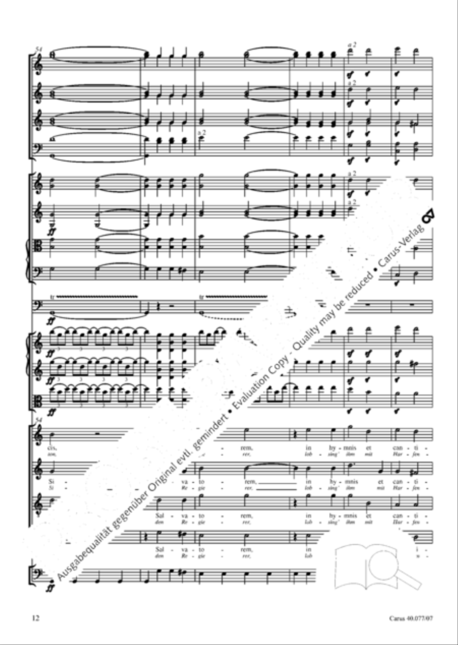 Lauda Sion 4-Part scores gallery preview page 25
