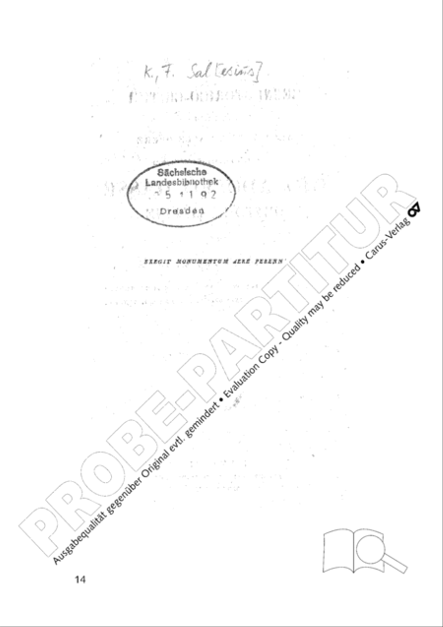 Hasse-Studien 8 Collection / Songbook scores gallery preview page 15