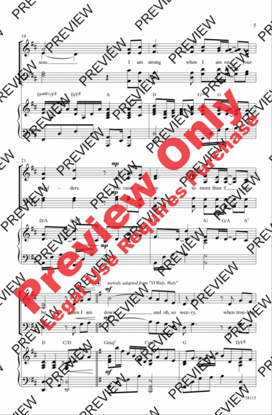 You Raise Me Up You Raise Me Up 4-Part scores gallery preview page 5