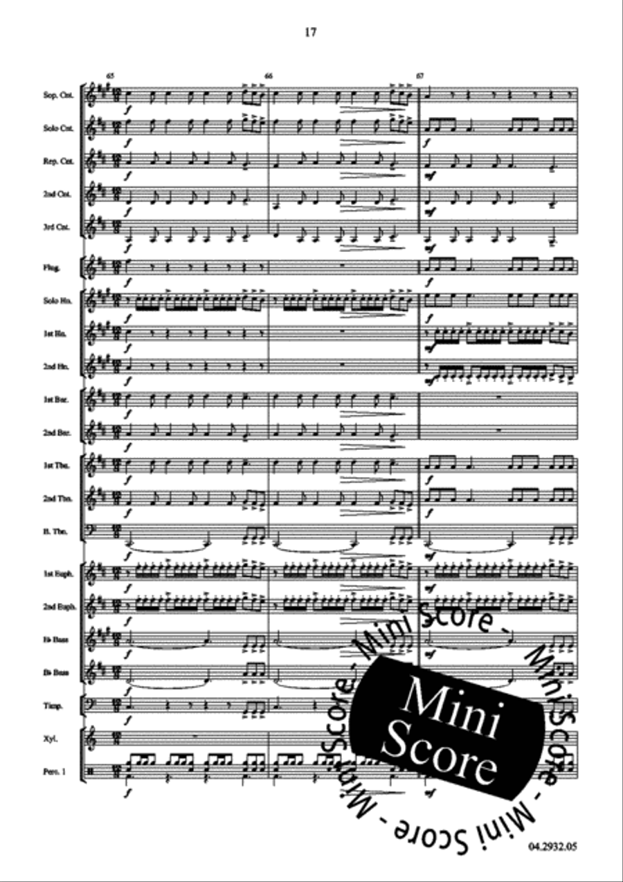 Pastorale Brass Band scores gallery preview page 21
