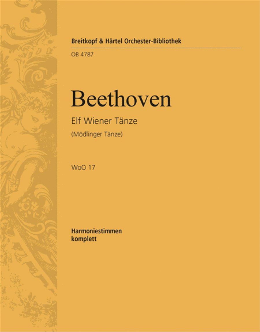 11 Viennese Dances WoO 17 Orchestra scores gallery preview page 1