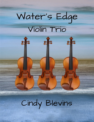 Book cover for Water's Edge, for Violin Trio