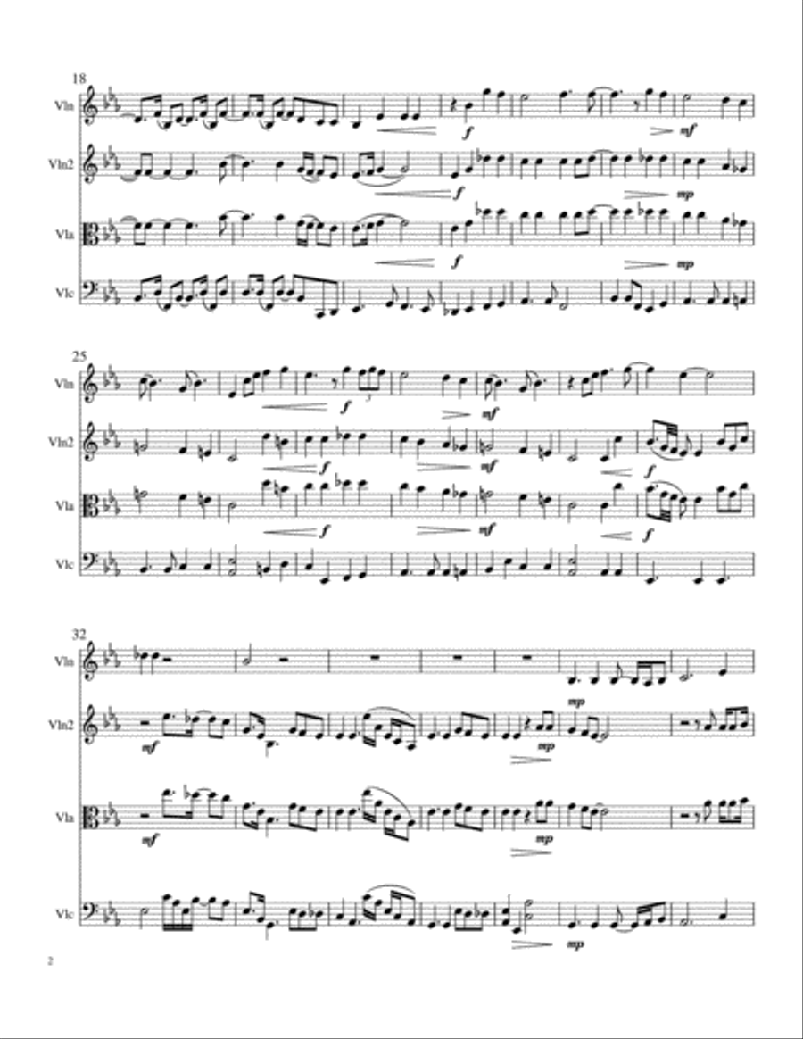 Bridge Over Troubled Water String Trio scores gallery preview page 2